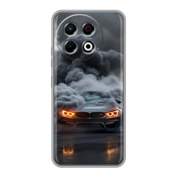 Силиконовый чехол на Tecno Spark 30 Pro с принтом BMW БМВ