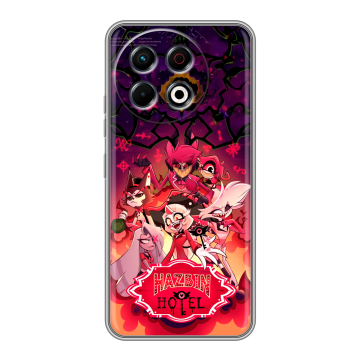 Силиконовый чехол на Tecno Spark 30 Pro с принтом Hazbin Hotel Отель Хазбин Силиконовый чехол на Tecno Spark 30 Pro с принтом Hazbin Hotel Отель Хазбин