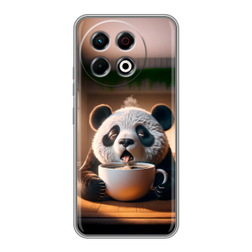 Силиконовый чехол на Tecno Spark 30 Pro с принтом смешная панда Силиконовый чехол на Tecno Spark 30 Pro с принтом смешная панда