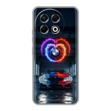 Силиконовый чехол на Tecno Spark 30 Pro с принтом BMW БМВ Силиконовый чехол на Tecno Spark 30 Pro с принтом BMW БМВ