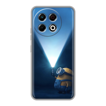 Силиконовый чехол на Tecno Spark 30 Pro с принтом Миньоны Силиконовый чехол на Tecno Spark 30 Pro с принтом Миньоны
