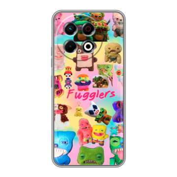 Силиконовый чехол на Tecno Spark 30 Pro с принтом Флагер Fuggler