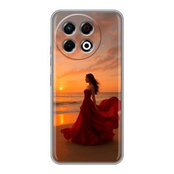 Силиконовый чехол на Tecno Spark 30 Pro с принтом со своим фото