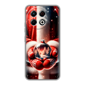 Силиконовый чехол на Tecno Spark 30 Pro с принтом Новый год