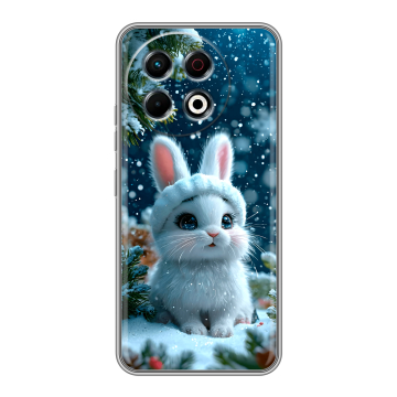Силиконовый чехол на Tecno Spark 30 Pro с принтом Новый год