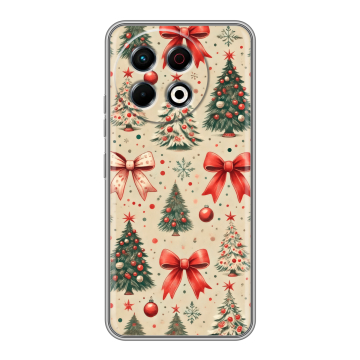 Силиконовый чехол на Tecno Spark 30 Pro с принтом Новый год