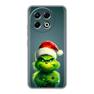 Силиконовый чехол на Tecno Spark 30 Pro с принтом Новый год