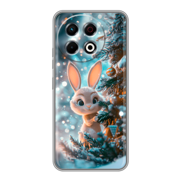 Силиконовый чехол на Tecno Spark 30 Pro с принтом Новый год
