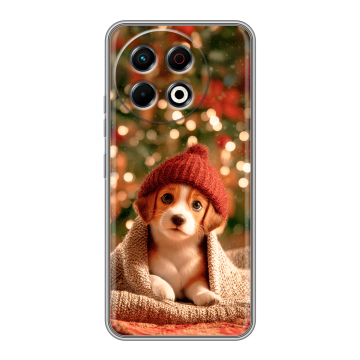 Силиконовый чехол на Tecno Spark 30 Pro с принтом Новый год