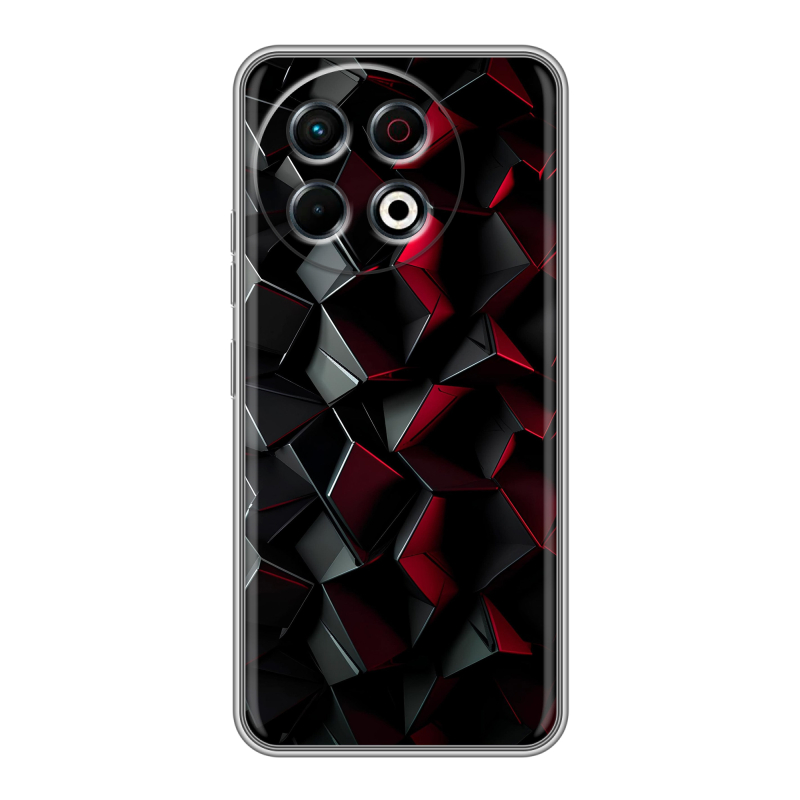 Силиконовый чехол на Tecno Spark 30 Pro с принтом Абстракция Силиконовый чехол на Tecno Spark 30 Pro с принтом Абстракция