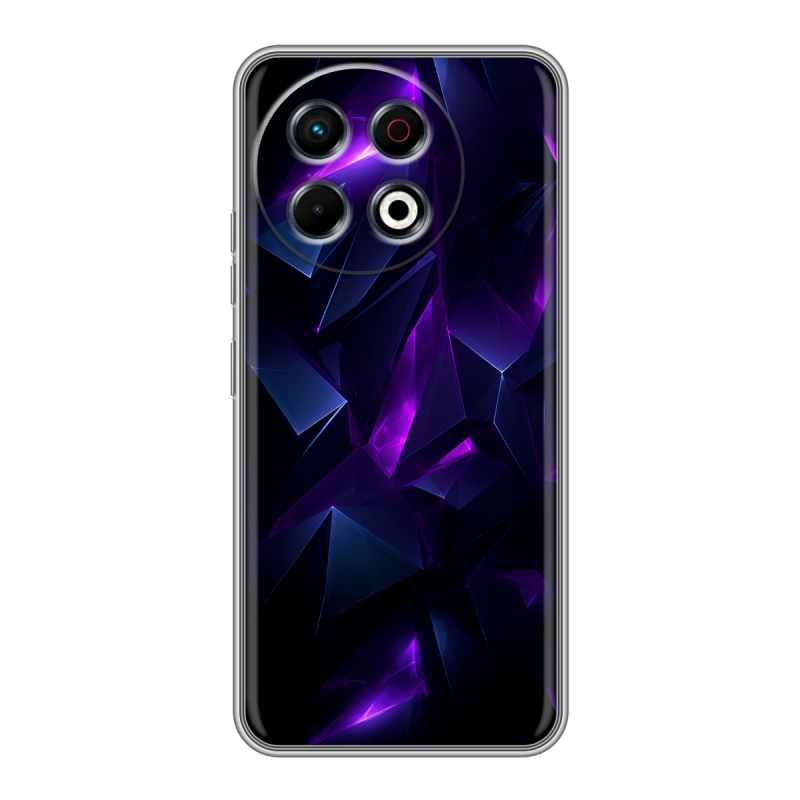 Силиконовый чехол на Tecno Spark 30 Pro с принтом Абстракиция Силиконовый чехол на Tecno Spark 30 Pro с принтом Абстракиция