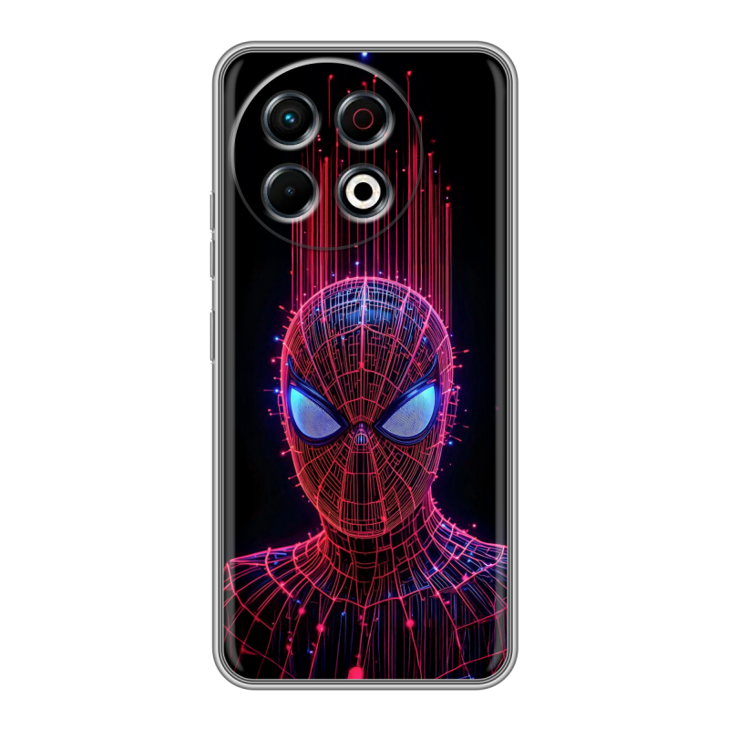 Силиконовый чехол на Tecno Spark 30 Pro с принтом Spiderman Человек паук Силиконовый чехол на Tecno Spark 30 Pro с принтом Spiderman Человек паук