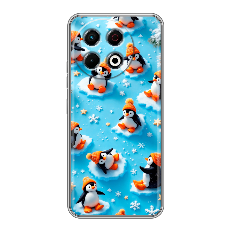 Силиконовый чехол на Tecno Spark 30 Pro с принтом Новый год Силиконовый чехол на Tecno Spark 30 Pro с принтом Новый год