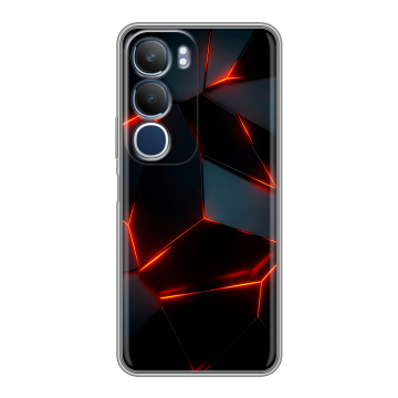 Силиконовый чехол на Vivo Y19s с принтом Яркие абстракции Силиконовый чехол на Vivo Y19s с принтом Яркие абстракции