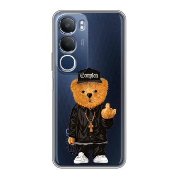 Силиконовый чехол на Vivo Y19s с принтом Мишка