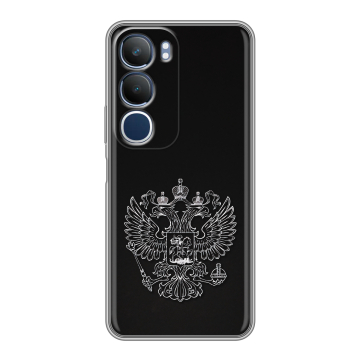 Силиконовый чехол на Vivo Y19s с принтом Герб России