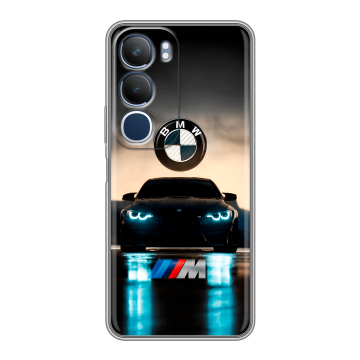 Силиконовый чехол на Vivo Y19s с принтом БМВ BMW Силиконовый чехол на Vivo Y19s с принтом БМВ BMW