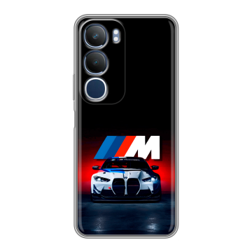 Силиконовый чехол на Vivo Y19s с принтом БМВ BMW Силиконовый чехол на Vivo Y19s с принтом БМВ BMW