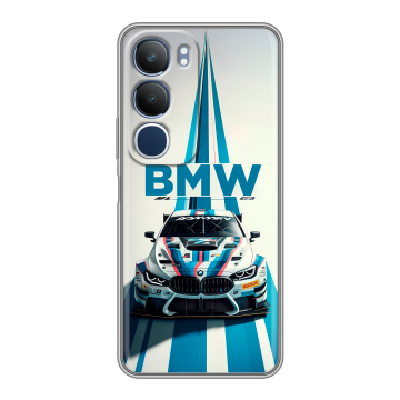 Силиконовый чехол на Vivo Y19s с принтом БМВ BMW