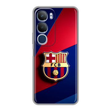 Силиконовый чехол на Vivo Y19s с принтом Барселона Barcelona