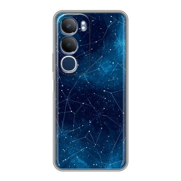 Силиконовый чехол на Vivo Y19s с принтом Космос звезды Силиконовый чехол на Vivo Y19s с принтом Космос звезды
