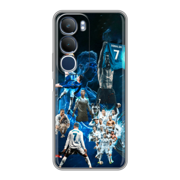 Силиконовый чехол на Vivo Y19s с принтом Реал Роналдо Силиконовый чехол на Vivo Y19s с принтом Реал Роналдо