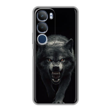Силиконовый чехол на Vivo Y19s с принтом Волк