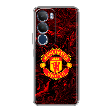 Силиконовый чехол на Vivo Y19s с принтом Manchester United Силиконовый чехол на Vivo Y19s с принтом Manchester United