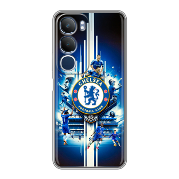 Силиконовый чехол на Vivo Y19s с принтом Chelsea Челси Силиконовый чехол на Vivo Y19s с принтом Chelsea Челси