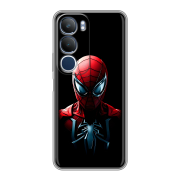 Силиконовый чехол на Vivo Y19s с принтом Spiderman Человек паук