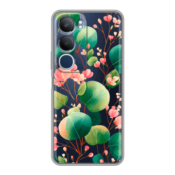 Силиконовый чехол на Vivo Y19s с принтом женский Силиконовый чехол на Vivo Y19s с принтом женский