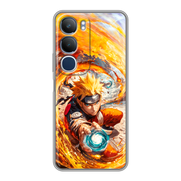 Силиконовый чехол на Vivo Y19s с принтом Аниме Наруто Naruto