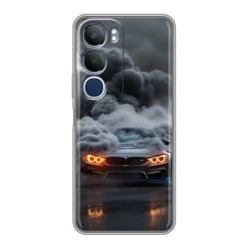 Силиконовый чехол на Vivo Y19s с принтом BMW БМВ Силиконовый чехол на Vivo Y19s с принтом BMW БМВ