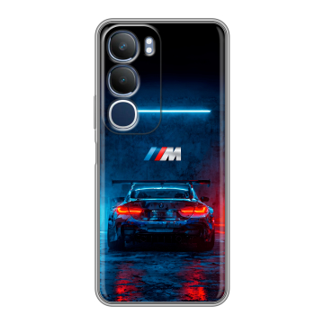 Силиконовый чехол на Vivo Y19s с принтом BMW БМВ