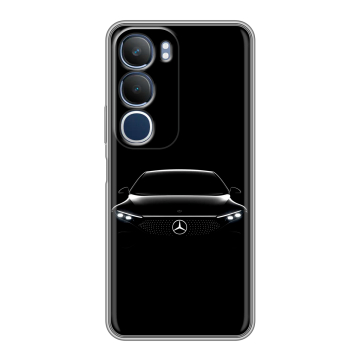 Силиконовый чехол на Vivo Y19s с принтом Mercedes Мерседес