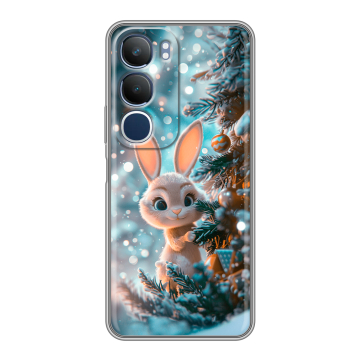 Силиконовый чехол на Vivo Y19s с принтом Новый год Силиконовый чехол на Vivo Y19s с принтом Новый год