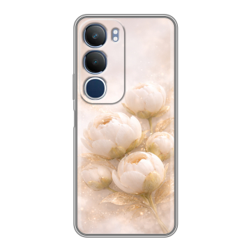 Силиконовый чехол на Vivo Y19s с принтом женский