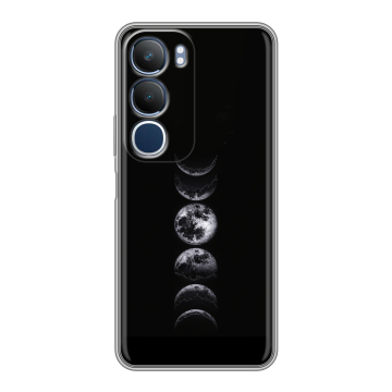 Силиконовый чехол на Vivo Y19s с принтом женский
