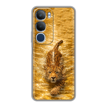Силиконовый чехол на Vivo Y19s с принтом женский