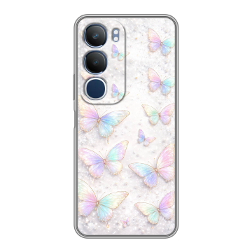 Силиконовый чехол на Vivo Y19s с принтом женский