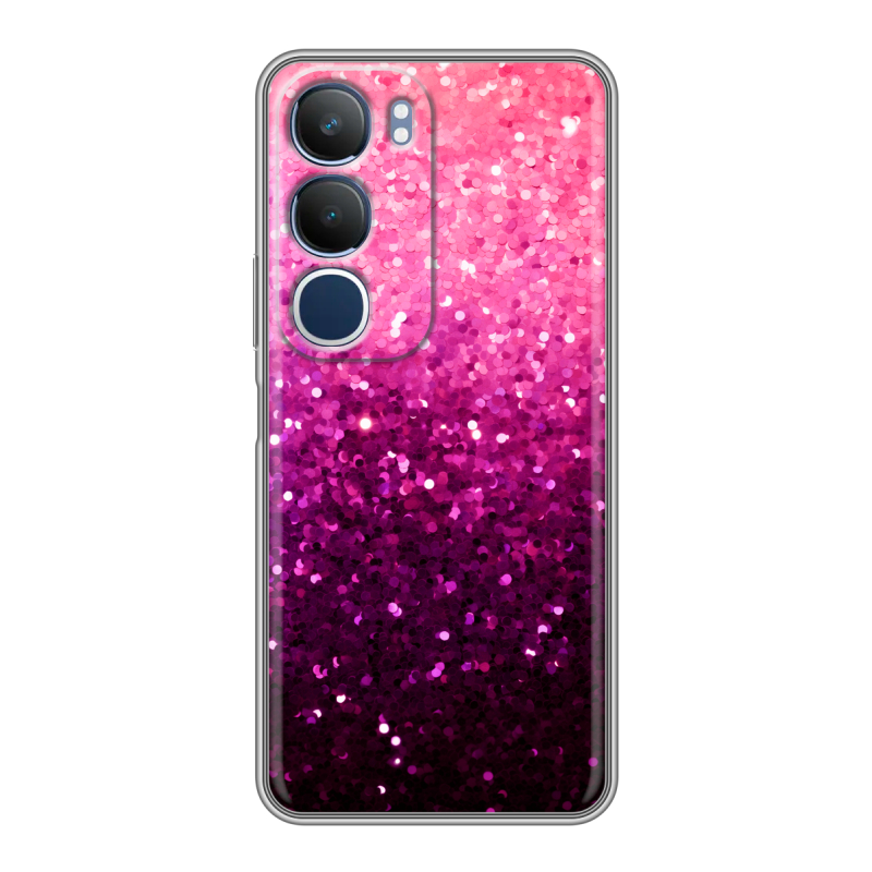 Силиконовый чехол на Vivo Y19s с принтом Блестки Силиконовый чехол на Vivo Y19s с принтом Блестки