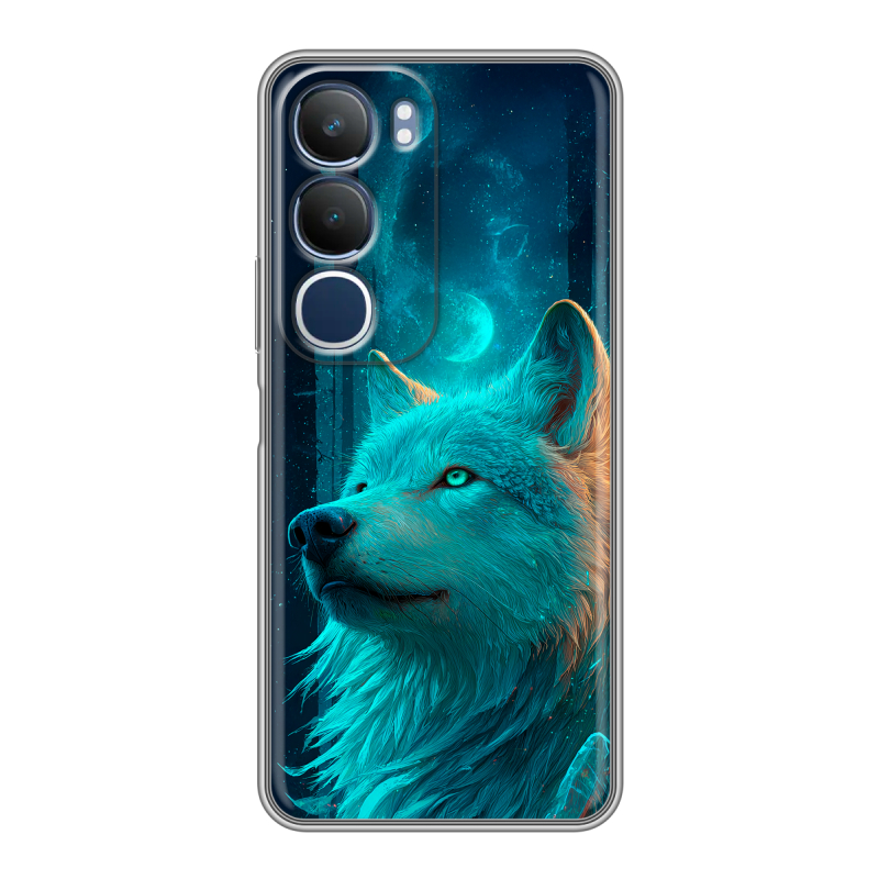 Силиконовый чехол на Vivo Y19s с принтом бабочки саккура Силиконовый чехол на Vivo Y19s с принтом бабочки саккура