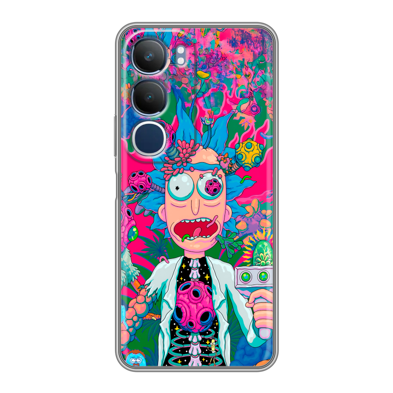 Силиконовый чехол на Vivo Y19s с принтом Рик и Морти Rick Morty Силиконовый чехол на Vivo Y19s с принтом Рик и Морти Rick Morty