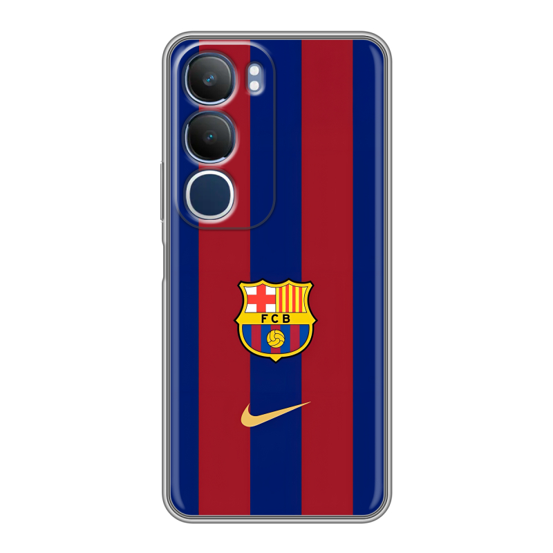 Силиконовый чехол на Vivo Y19s с принтом Барселона Barcelona Силиконовый чехол на Vivo Y19s с принтом Барселона Barcelona