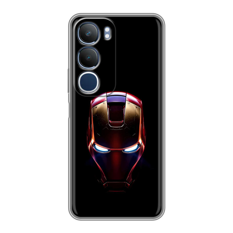 Силиконовый чехол на Vivo Y19s с принтом IronMan Железный человек Силиконовый чехол на Vivo Y19s с принтом IronMan Железный человек