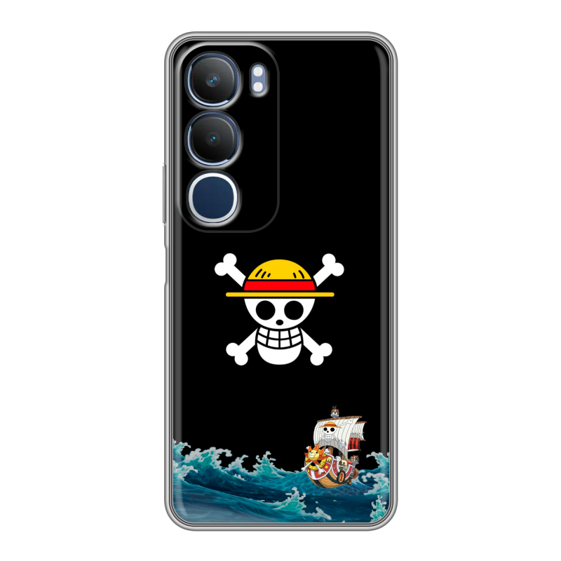 Силиконовый чехол на Vivo Y19s с принтом One Piece Ван Пис Силиконовый чехол на Vivo Y19s с принтом One Piece Ван Пис