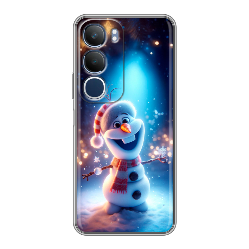 Силиконовый чехол на Vivo Y19s с принтом Новый год Силиконовый чехол на Vivo Y19s с принтом Новый год