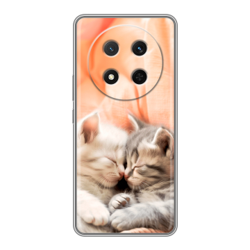 Силиконовый чехол на Honor X9c с принтом Котята