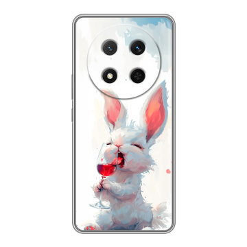 Силиконовый чехол на Honor X9c с принтом кролик зайчик Силиконовый чехол на Honor X9c с принтом кролик зайчик