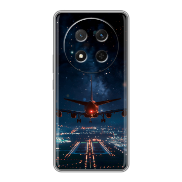 Силиконовый чехол на Honor X9c с принтом самолет Силиконовый чехол на Honor X9c с принтом самолет
